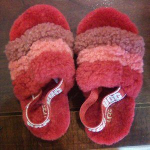 UGG fuzzy slippers